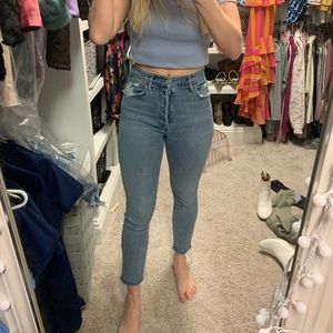 Agolde jeans, super skinny, size 24